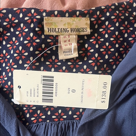 Anthropologie Navy Boho Top with Tassel Detail - Picture 7 of 7